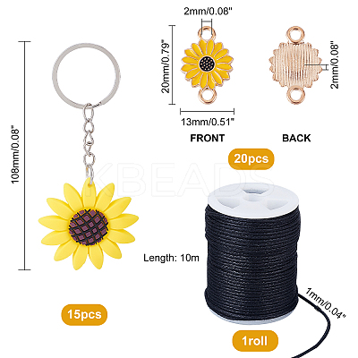 Zinc Alloy Enamel Connector Charms and Iron Resin Keychain DIY-PH0008-31-1