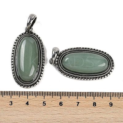 Natural Green Aventurine Pendants G-I370-07AS-05-1