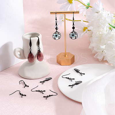 40Pcs 2 Styles 316 Stainless Steel & 304 Stainless Steel Earring Hooks STAS-SC0008-31-1