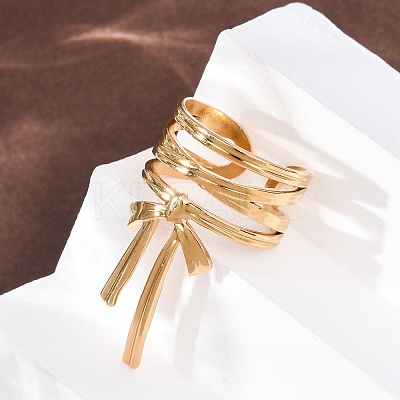 304 Stainless Steel Cuff Open Rings RJEW-H266-05A-G-1