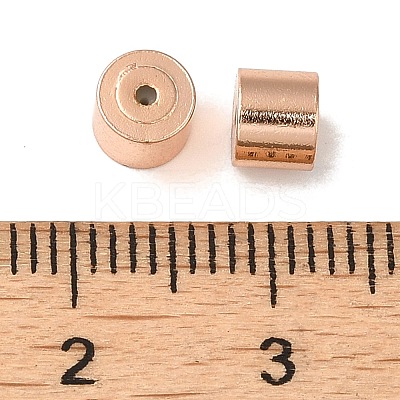 Column Brass Beads KK-G480-08RG-1