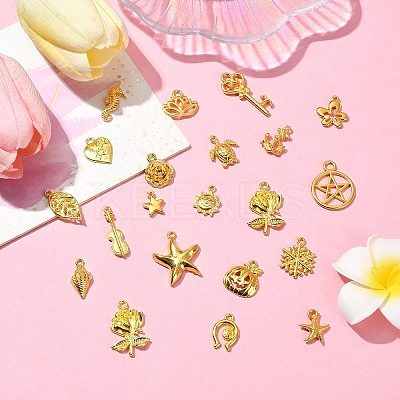 60Pcs 20 Styles Tibetan Style Alloy Pendants FIND-YW0004-77-1