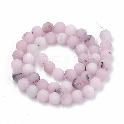 Natural Cherry Blossom Jasper Beads Strands X-G-T106-275-1