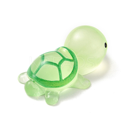 Luminous Translucent Resin Sea Animal Cabochons RESI-D055-01E-1