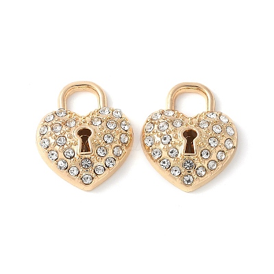 Alloy Crystal Rhinestone Pendants PALLOY-E775-17G-1