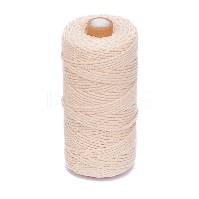 100M Round Cotton Braided Cord PW-WG54274-43-1