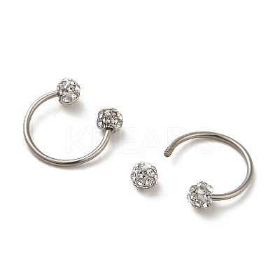 304 Stainless Steel Piercing Body Jewelry AJEW-C033-01B-P-1