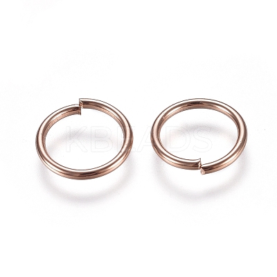 304 Stainless Steel Open Jump Rings LS-STAS-E484-72E-RG-1