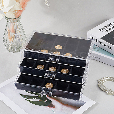 Plastic Jewelry Box ODIS-WH20008-01B-1