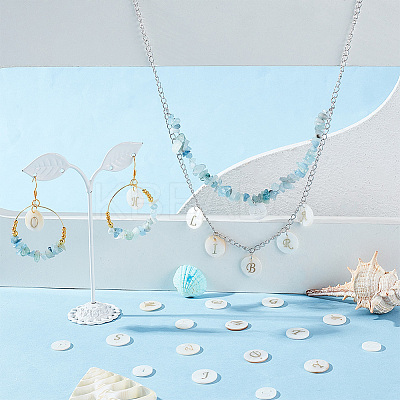 Natural Freshwater Shell Pendant Sets SHEL-PH0001-54-1