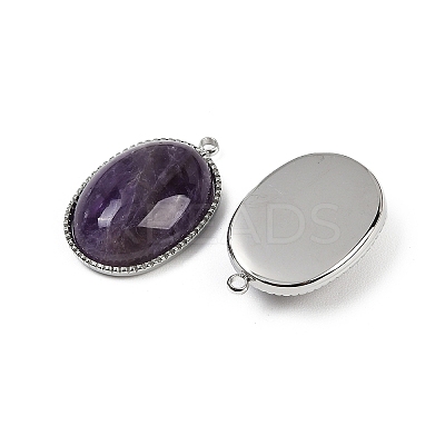 Natural Amethyst Pendants STAS-F322-15P-01-1