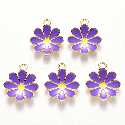Alloy Enamel Pendants ENAM-S121-116D-1