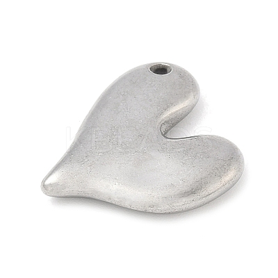 304 Stainless Steel Heart Pendants LS-STAS-R162-01P-03-1