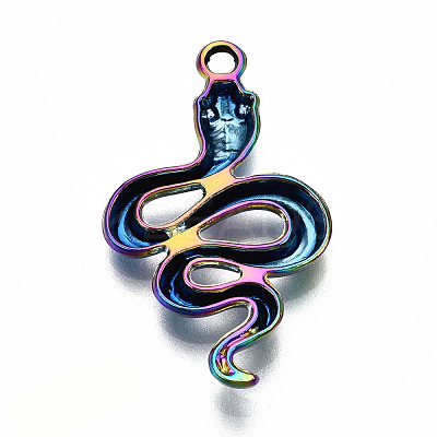 Rainbow Color Alloy Pendants PALLOY-S180-021-RS-1