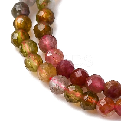 Natural Multicolor Tourmaline Beads Strands G-C226-B02-2mm-02-1