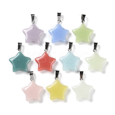 Synthetic Noctilucent Stone/Luminous Stone Pendants G-Z054-06D-1