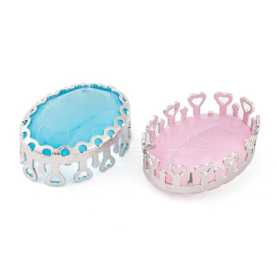 Oval Sew on Rhinestone GLAA-K069-05B-S-1