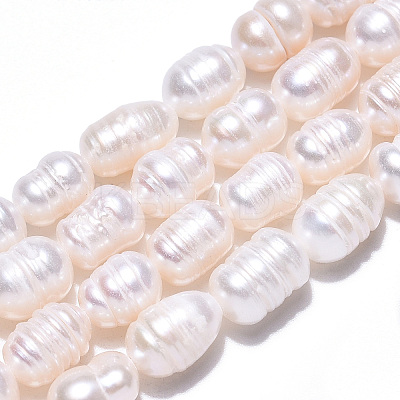 Natural Cultured Freshwater Pearl Beads Strands X-PEAR-N012-06R-1