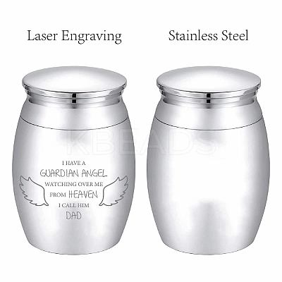 Column Alloy Cremation Urn AJEW-CN0002-08D-1