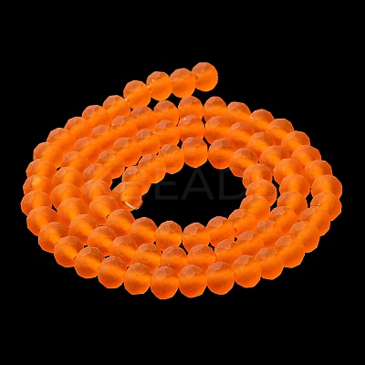Transparent Glass Beads Strands EGLA-A034-T4mm-MD25-1