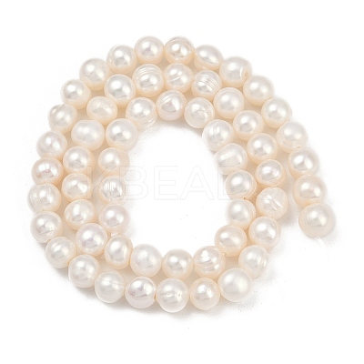 Natural Cultured Freshwater Pearl Beads Strands PEAR-I007-07Y-05A-1