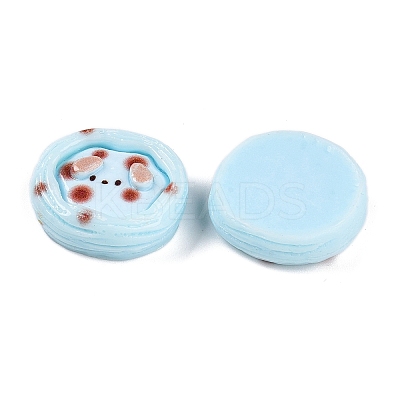 Cartoon Opaque Resin Decoden Cabochons RESI-N039-129D-1