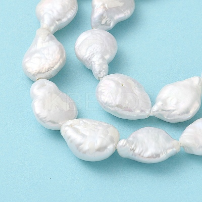 Natural Keshi Pearl Beads Strands PEAR-XCP0001-18-1