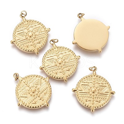 Ion Plating(IP) 316 Surgical Stainless Steel Pendants LS-STAS-F256-001G-1