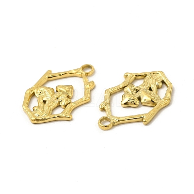 Ion Plating(IP) 304 Stainless Steel Pendants STAS-I671-11G-1