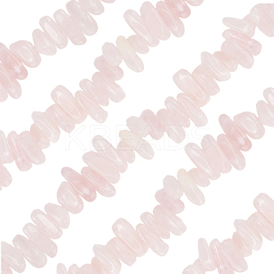 1 Strand Natural Rose Quartz Stone Beads Strands G-BBC0001-19-1