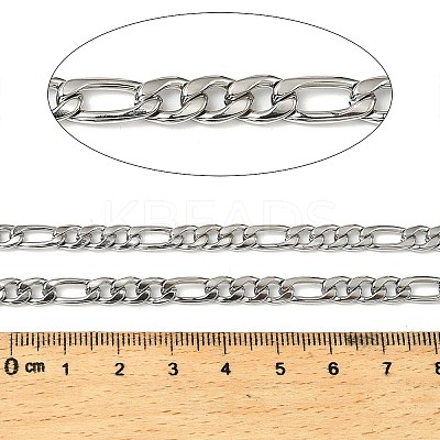 316 Surgical Stainless Steel Figaro Chains CHS-H114-09B-P-1