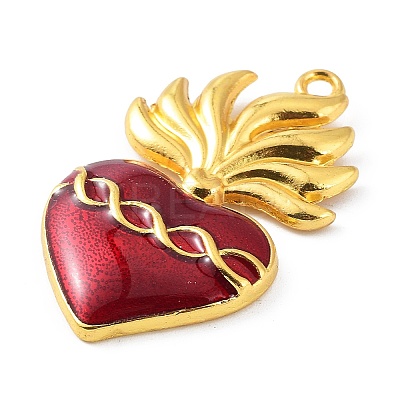 Alloy Enamel Pendants ENAM-P252-04G-1