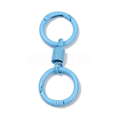 Alloy Spring Gate Clasps PALLOY-Q009-01H-1