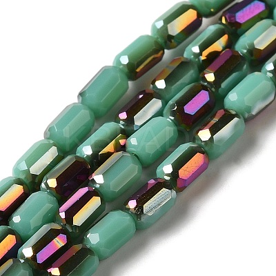 Electroplate Glass Beads Strands EGLA-D031-01-13-1