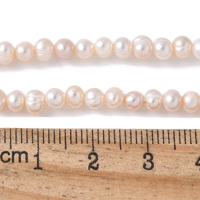 Natural Cultured Freshwater Pearl Beads Strands PEAR-I007-07L-04-1