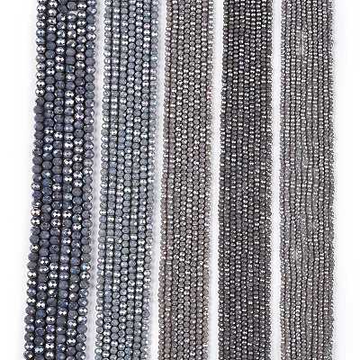 Electroplate Glass Beads Strands LS-EGLA-A044-P6mm-B10-1