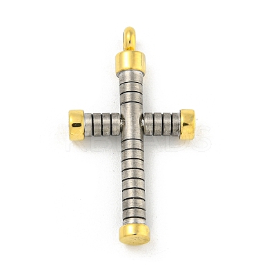 Ion Plating(IP) 304 Stainless Steel Pendants STAS-F307-06G-1