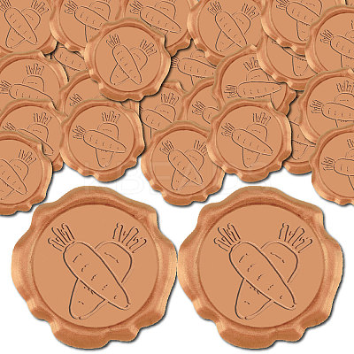 100Pcs Adhesive Wax Seal Stickers DIY-CP0011-13E-1