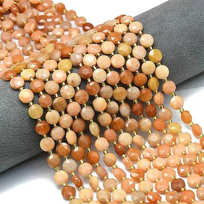 Natural Red Aventurine Beads Strands G-C116-A69-02-1