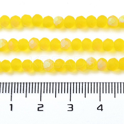 Transparent Glass Beads Strands X1-EGLA-A034-T4mm-MB17-1
