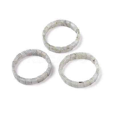 Natural Labradorite Stretch Bracelets BJEW-F406-B19-1