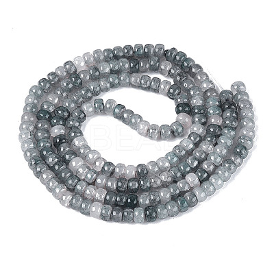 Ombre Effect Dyed Glass Beads Strands GLAA-Q106-05A-A17-1