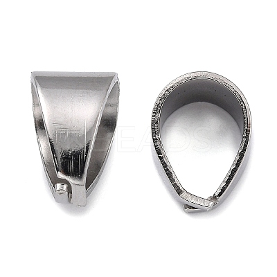 Tarnish Resistant 304 Stainless Steel Snap on Bails LS-X-STAS-R065-34-1