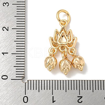 Brass Pendants KK-K378-10G-1