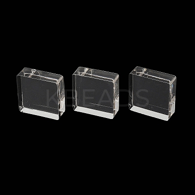 Square Transparent Acrylic Jewelry Display Pedestals ODIS-XCP0001-37-1