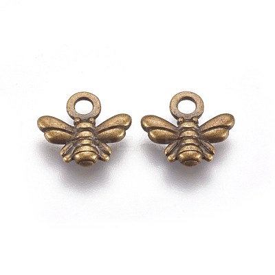 Tibetan Style Alloy Charms TIBEP-A123292-AB-FF-1