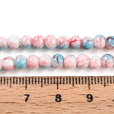 Baking Paint Glass Beads X1-DGLA-N003-4mm-C03-1