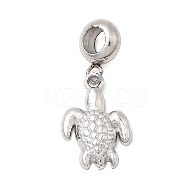 304 Stainless Steel Sea Animal European Dangle Charms LS-STAS-D153-04A-P-1