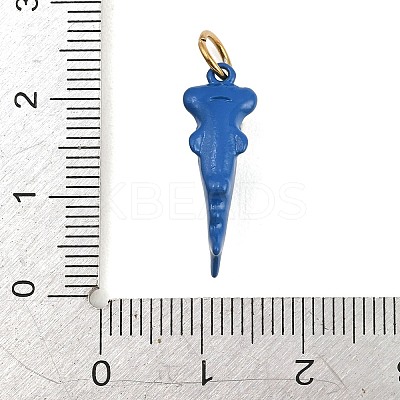 Spray Painted 304 Stainless Steel Pendants SA-CBA4A21-01G-B-1