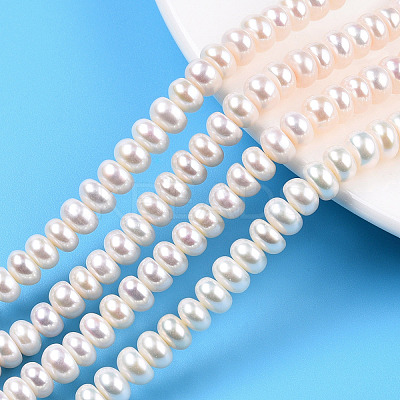 Natural Cultured Freshwater Pearl Beads Strands PEAR-N015-07B-1